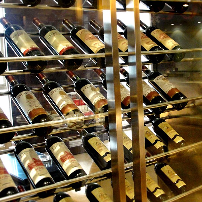 Stainless Steel Wine Rack Wine Cellar