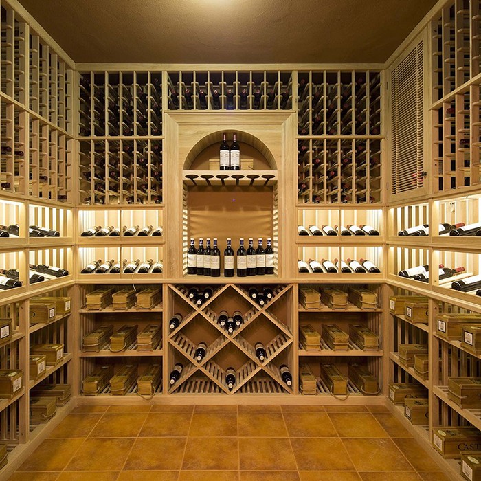 Village Wine Cellar Cabinet